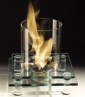 Glass gel fireplace 01