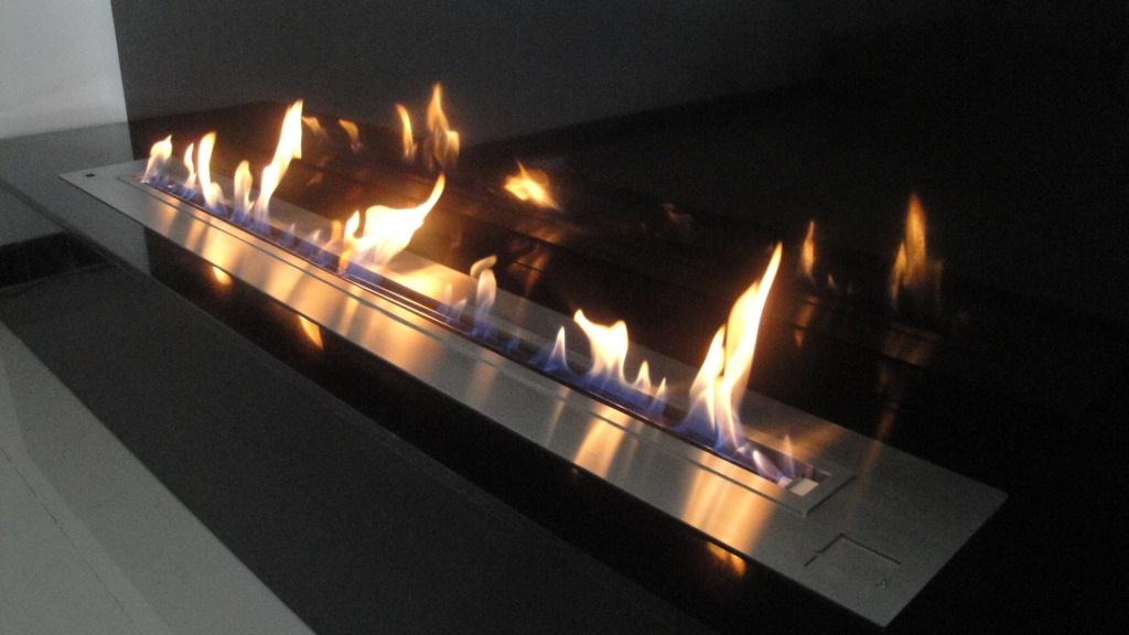 Ethanol burner flames 